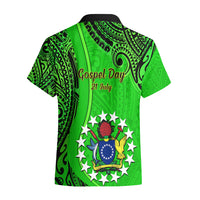 21 July Mitiaro Island Gospel Day Hawaiian Shirt Cook Islands Tribal Pattern - Wonder Print Shop