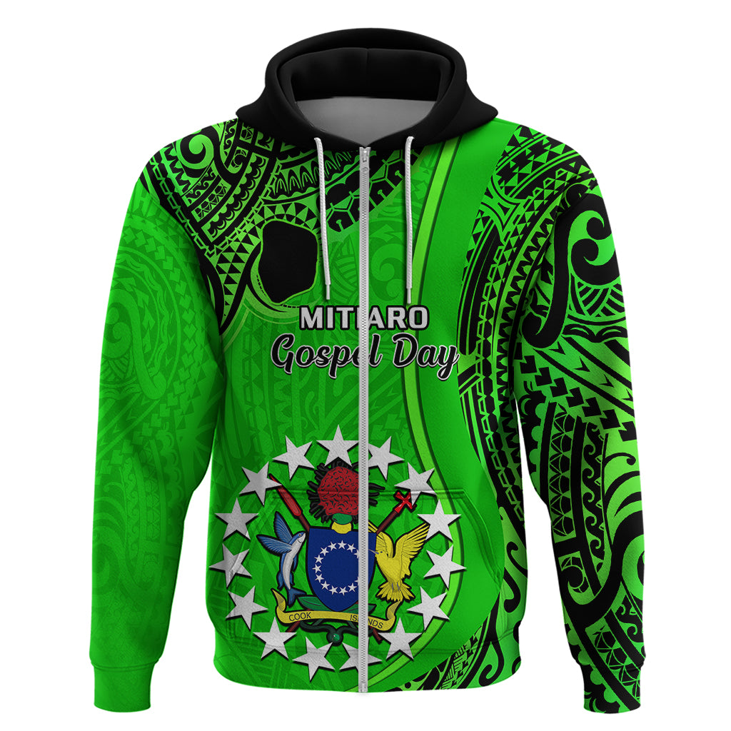 21 July Mitiaro Island Gospel Day Hoodie Cook Islands Tribal Pattern - Wonder Print Shop