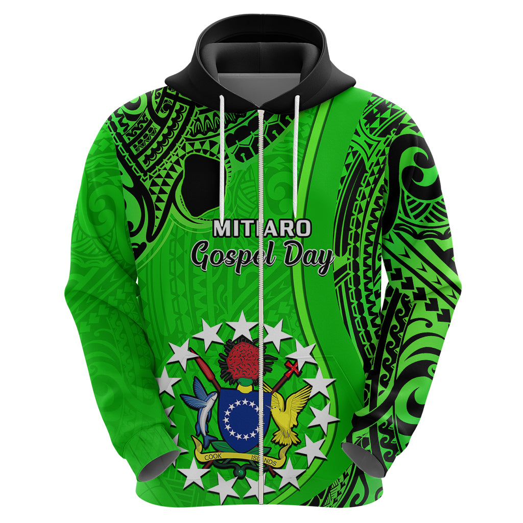 21 July Mitiaro Island Gospel Day Hoodie Cook Islands Tribal Pattern - Wonder Print Shop
