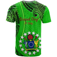 21 July Mitiaro Island Gospel Day T Shirt Cook Islands Tribal Pattern - Wonder Print Shop