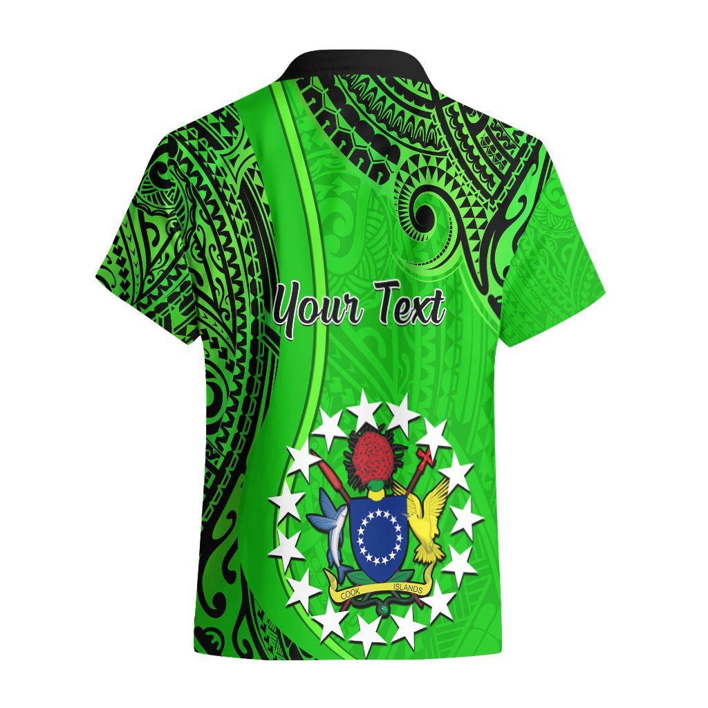 Personalised 21 July Mitiaro Island Gospel Day Hawaiian Shirt Cook Islands Tribal Pattern - Wonder Print Shop