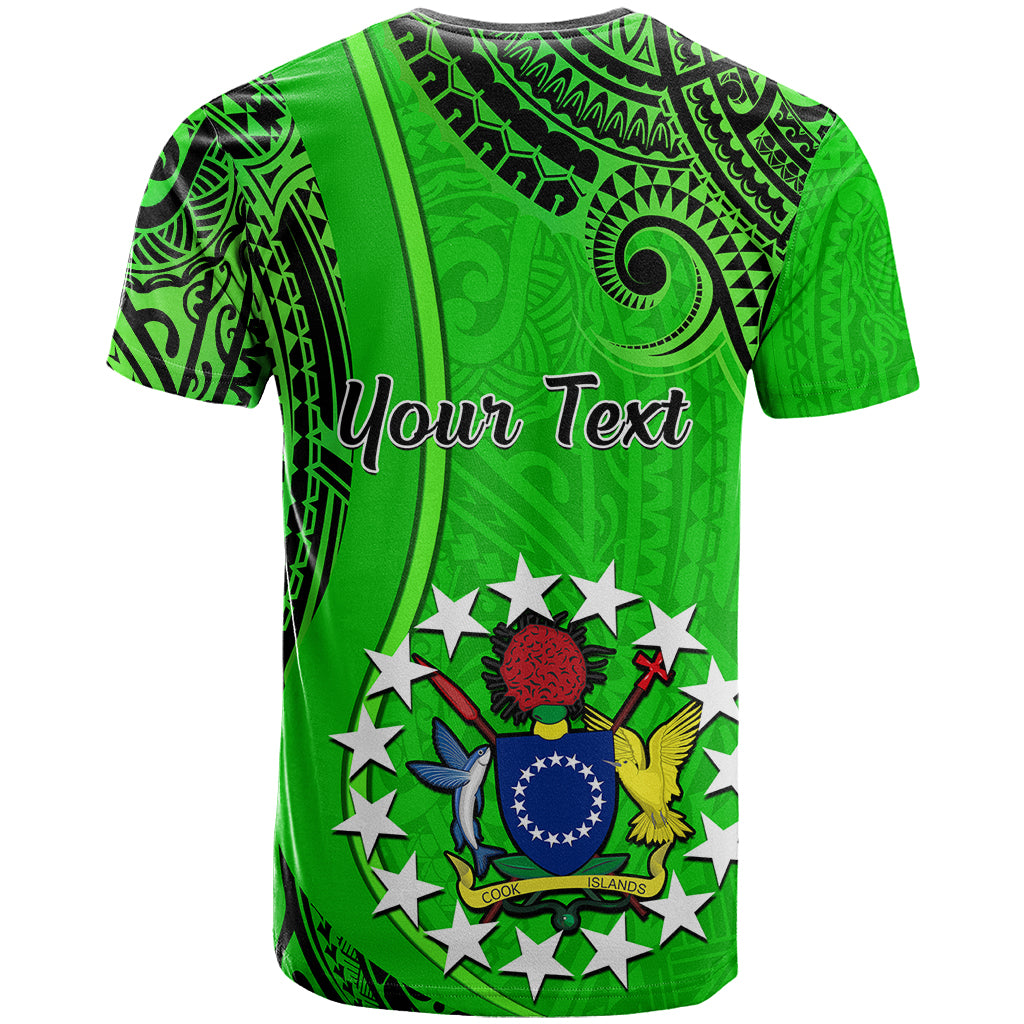Personalised 21 July Mitiaro Island Gospel Day T Shirt Cook Islands Tribal Pattern - Wonder Print Shop