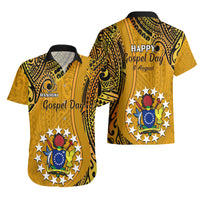 8 August  Manihiki Island Gospel Day Hawaiian Shirt Cook Islands Tribal Pattern - Wonder Print Shop