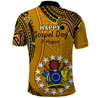 8 August  Manihiki Island Gospel Day Polo Shirt Cook Islands Tribal Pattern - Wonder Print Shop
