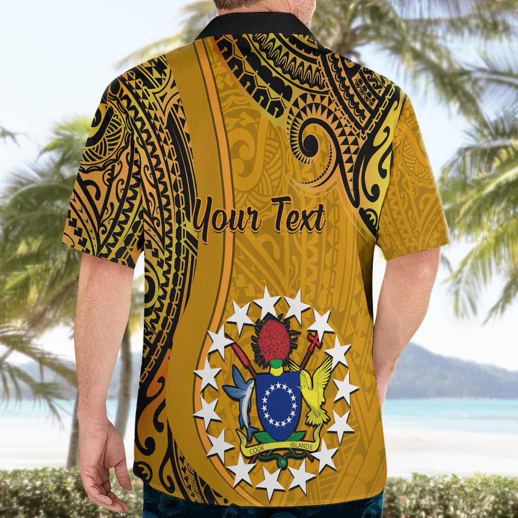 Personalised 8 August Manihiki Island Gospel Day Hawaiian Shirt Cook Islands Tribal Pattern - Wonder Print Shop