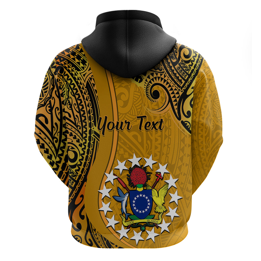 Personalised 8 August Manihiki Island Gospel Day Hoodie Cook Islands Tribal Pattern - Wonder Print Shop