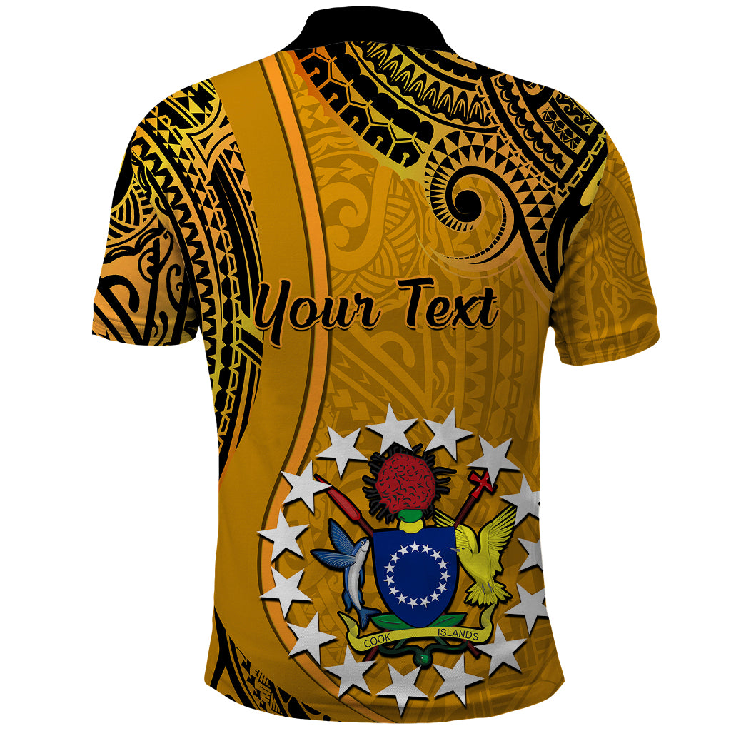 Personalised 8 August Manihiki Island Gospel Day Polo Shirt Cook Islands Tribal Pattern - Wonder Print Shop
