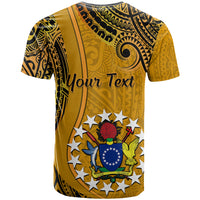 Personalised 8 August Manihiki Island Gospel Day T Shirt Cook Islands Tribal Pattern - Wonder Print Shop