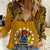 Personalised 8 August Manihiki Island Gospel Day Women Casual Shirt Cook Islands Tribal Pattern - Wonder Print Shop