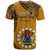 15 August  Rakahanga Island Gospel Day T Shirt Cook Islands Tribal Pattern - Wonder Print Shop