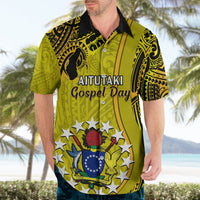 27 October Aitutaki Island Gospel Day Hawaiian Shirt Cook Islands Tribal Pattern - Wonder Print Shop