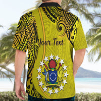 Personalised 27 October Aitutaki Island Gospel Day Hawaiian Shirt Cook Islands Tribal Pattern - Wonder Print Shop