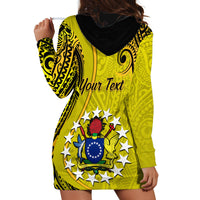 Personalised 27 October Aitutaki Island Gospel Day Hoodie Dress Cook Islands Tribal Pattern - Wonder Print Shop