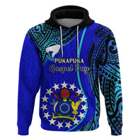 8 December Pukapuka Island Gospel Day Hoodie Cook Islands Tribal Pattern - Wonder Print Shop