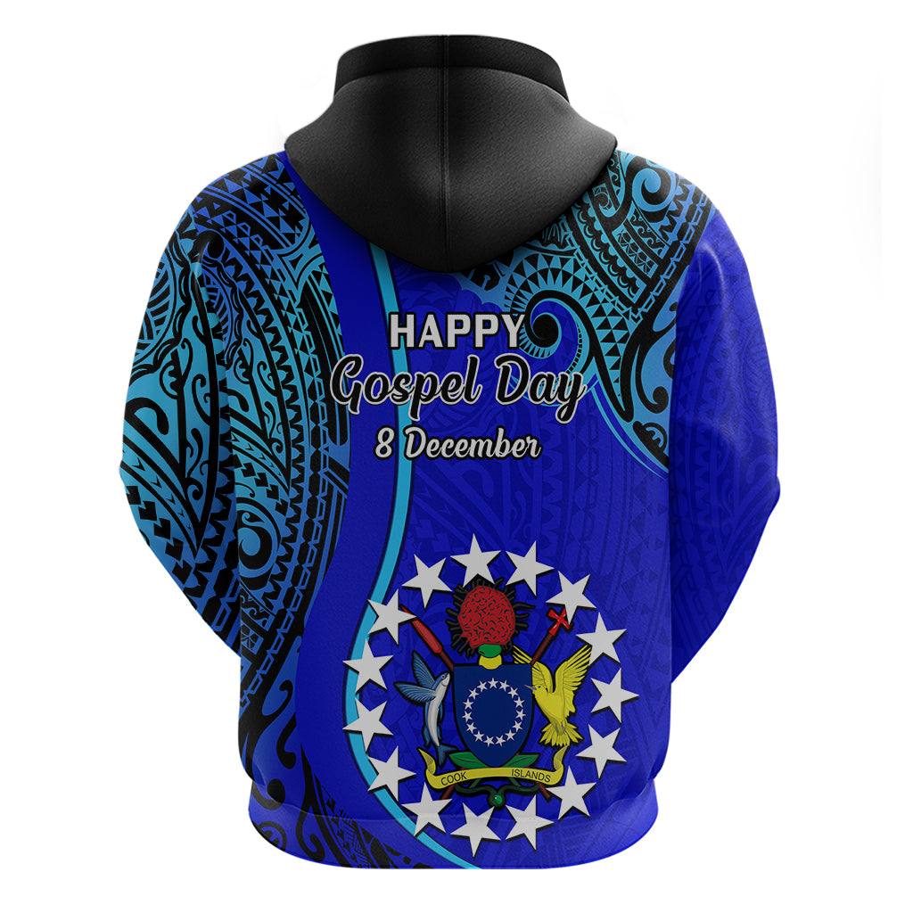 8 December Pukapuka Island Gospel Day Hoodie Cook Islands Tribal Pattern - Wonder Print Shop
