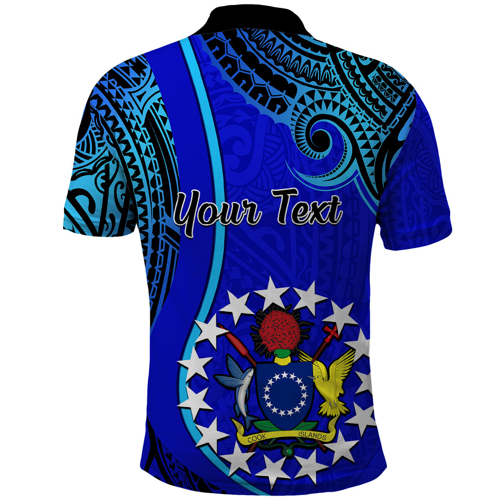 Personalised 8 December Pukapuka Island Gospel Day Polo Shirt Cook Islands Tribal Pattern - Wonder Print Shop