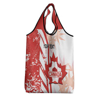 Custom Canada Soccer Grocery Bag Les Rouges Sporty Style