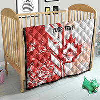 Custom Canada Soccer Quilt Les Rouges Sporty Style - Wonder Print Shop