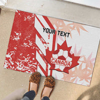 Custom Canada Soccer Rubber Doormat Les Rouges Sporty Style - Wonder Print Shop