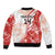 Custom Canada Soccer Sleeve Zip Bomber Jacket Les Rouges Sporty Style - Wonder Print Shop