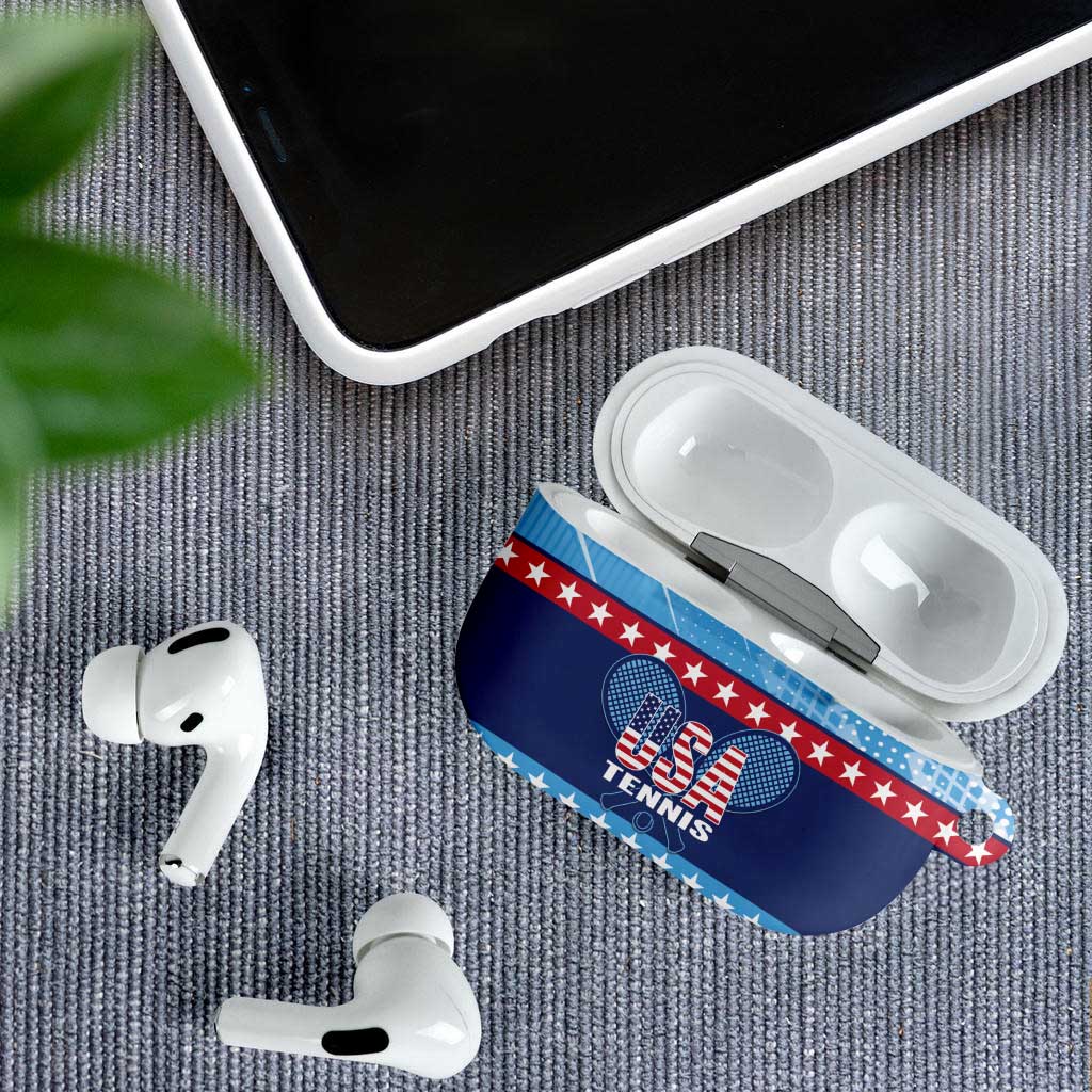 Custom United States Tennis AirPods Case 2025 Go USA - Wonder Print Shop