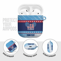 Custom United States Tennis AirPods Case 2025 Go USA - Wonder Print Shop