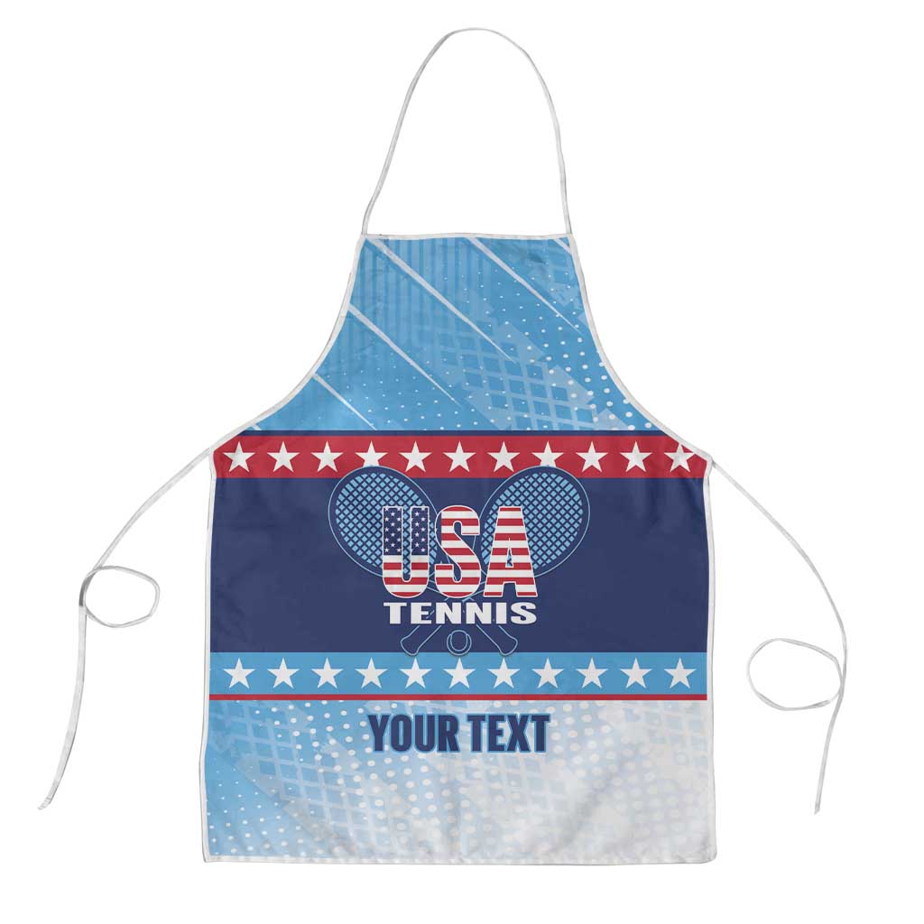 Custom United States Tennis Apron 2025 Go USA - Wonder Print Shop