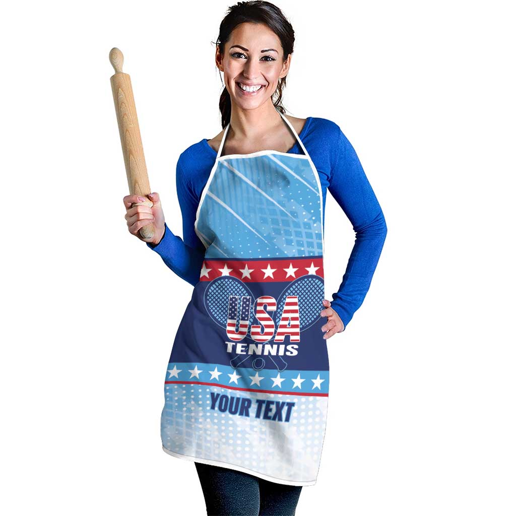 Custom United States Tennis Apron 2025 Go USA - Wonder Print Shop