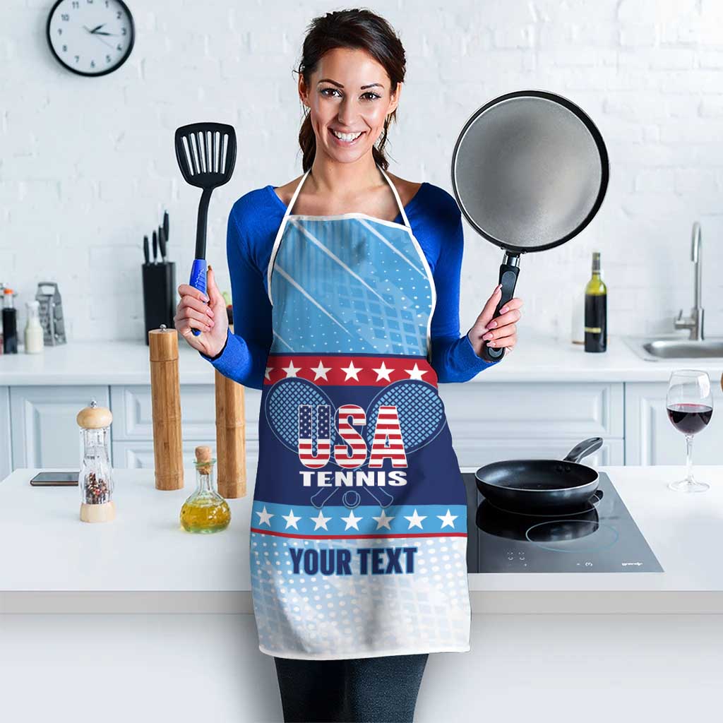 Custom United States Tennis Apron 2025 Go USA - Wonder Print Shop
