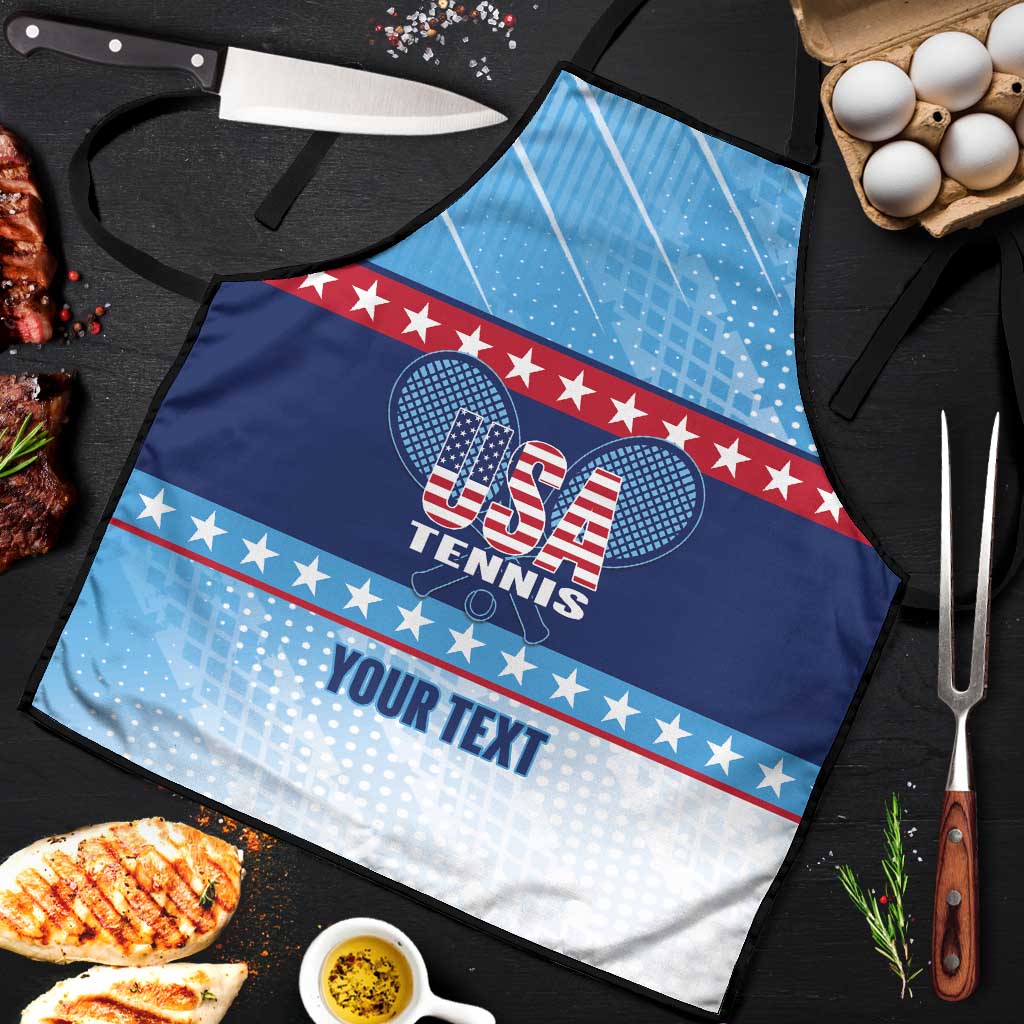 Custom United States Tennis Apron 2025 Go USA - Wonder Print Shop