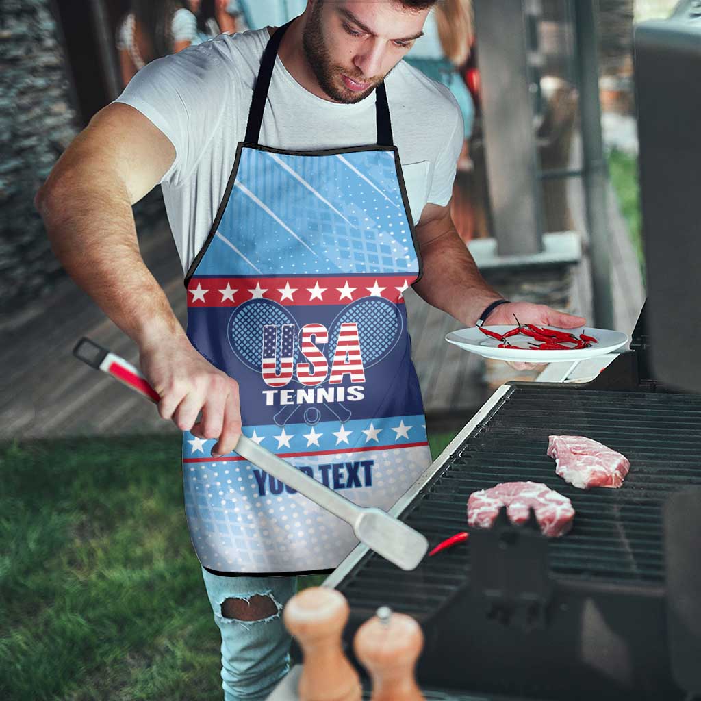 Custom United States Tennis Apron 2025 Go USA - Wonder Print Shop