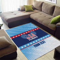 Custom United States Tennis Area Rug 2025 Go USA - Wonder Print Shop