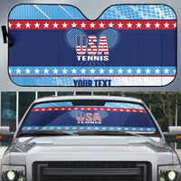 Custom United States Tennis Auto Sun Shade 2025 Go USA - Wonder Print Shop