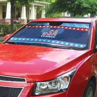 Custom United States Tennis Auto Sun Shade 2025 Go USA - Wonder Print Shop