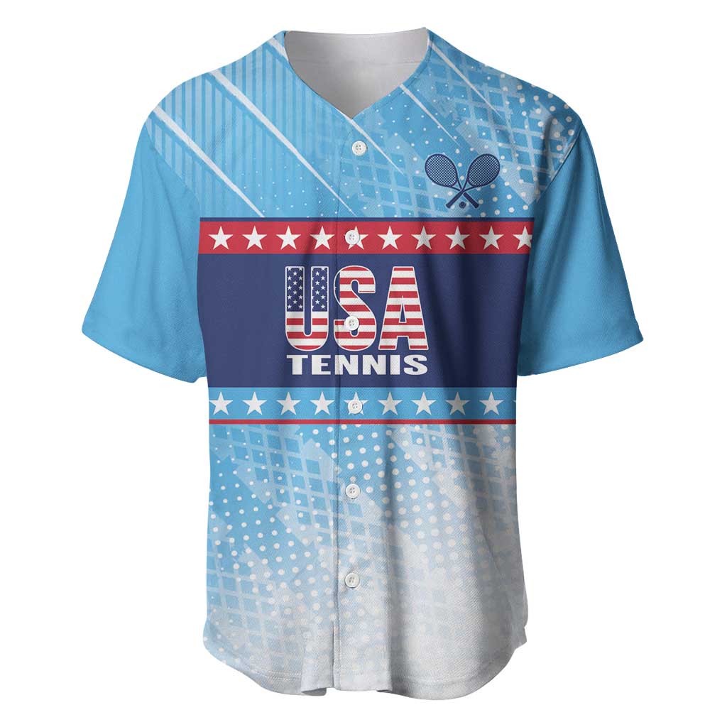 Custom United States Tennis Baseball Jersey 2025 Go USA - Wonder Print Shop