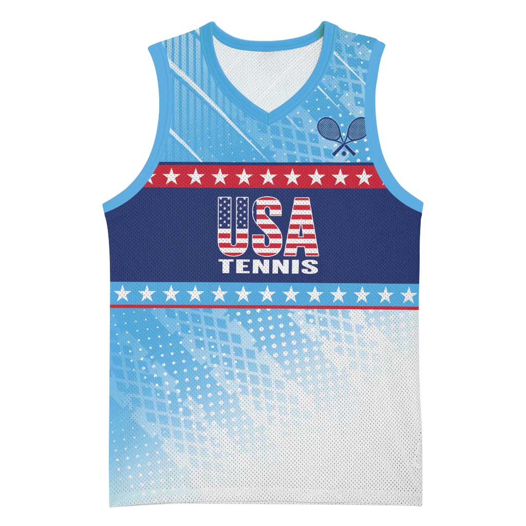 Custom United States Tennis Basketball Jersey 2025 Go USA - Wonder Print Shop