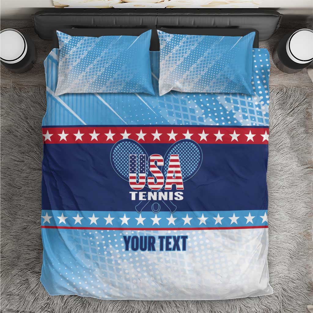 Custom United States Tennis Bedding Set 2025 Go USA - Wonder Print Shop