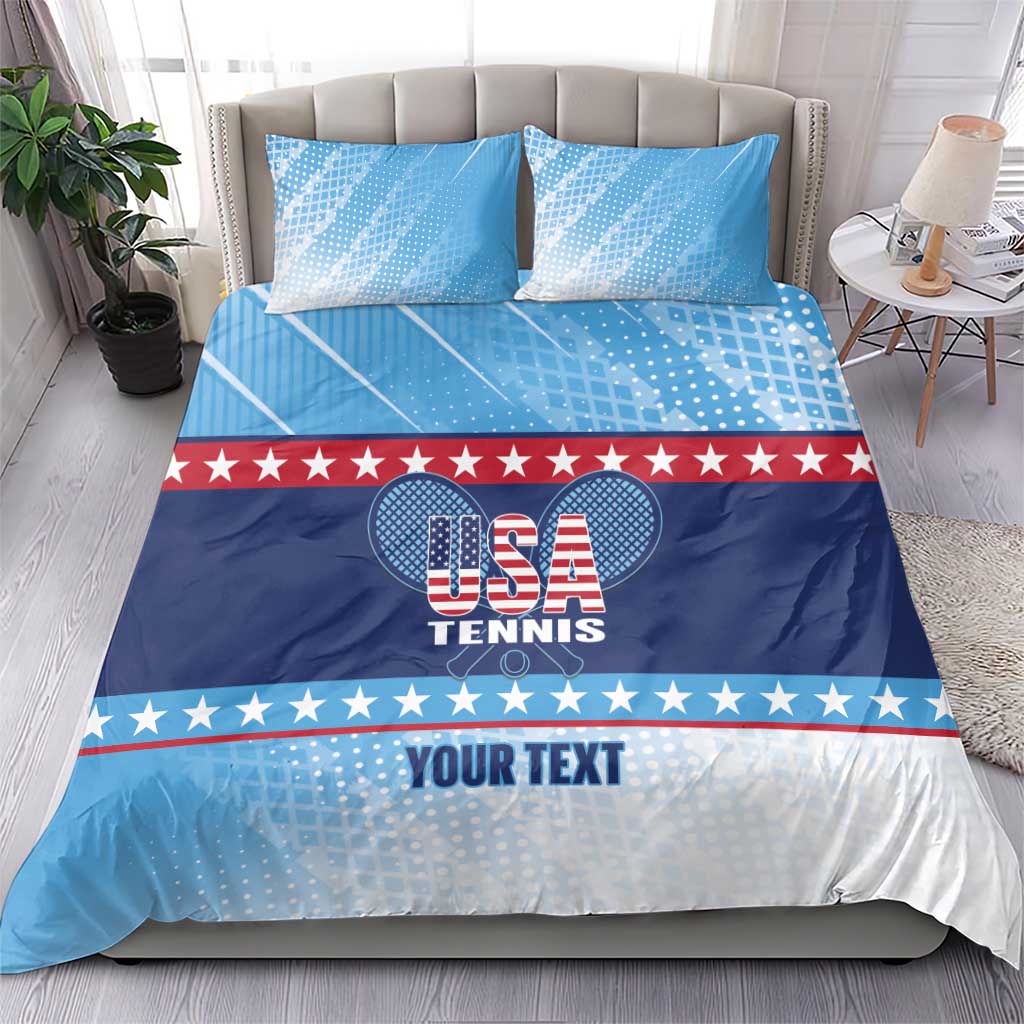 Custom United States Tennis Bedding Set 2025 Go USA - Wonder Print Shop