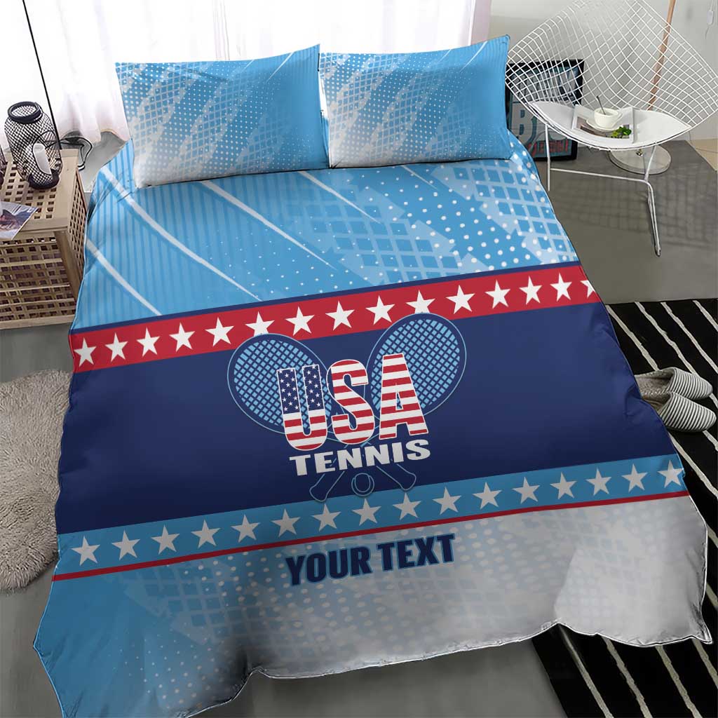 Custom United States Tennis Bedding Set 2025 Go USA - Wonder Print Shop