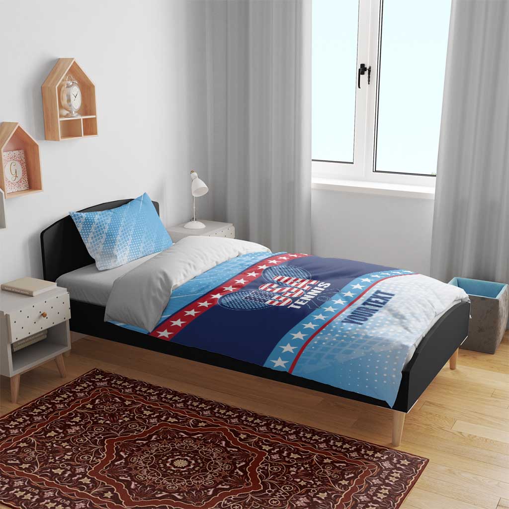 Custom United States Tennis Bedding Set 2025 Go USA - Wonder Print Shop