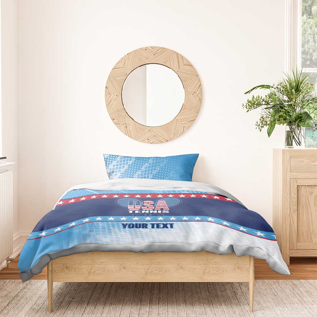 Custom United States Tennis Bedding Set 2025 Go USA - Wonder Print Shop