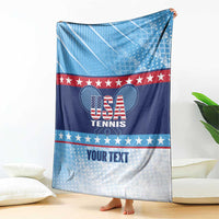 Custom United States Tennis Blanket 2025 Go USA - Wonder Print Shop
