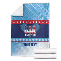 Custom United States Tennis Blanket 2025 Go USA - Wonder Print Shop