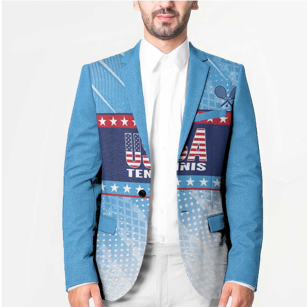 Custom United States Tennis Blazer 2025 Go USA - Wonder Print Shop