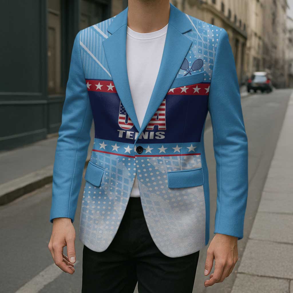Custom United States Tennis Blazer 2025 Go USA - Wonder Print Shop