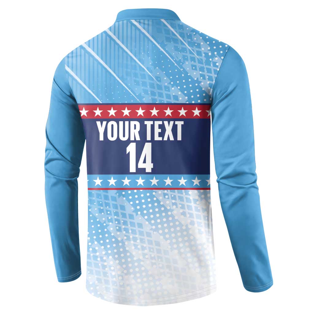 Custom United States Tennis Button Sweatshirt 2025 Go USA - Wonder Print Shop