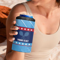Custom United States Tennis 4 in 1 Can Cooler Tumbler 2025 Go USA - Wonder Print Shop