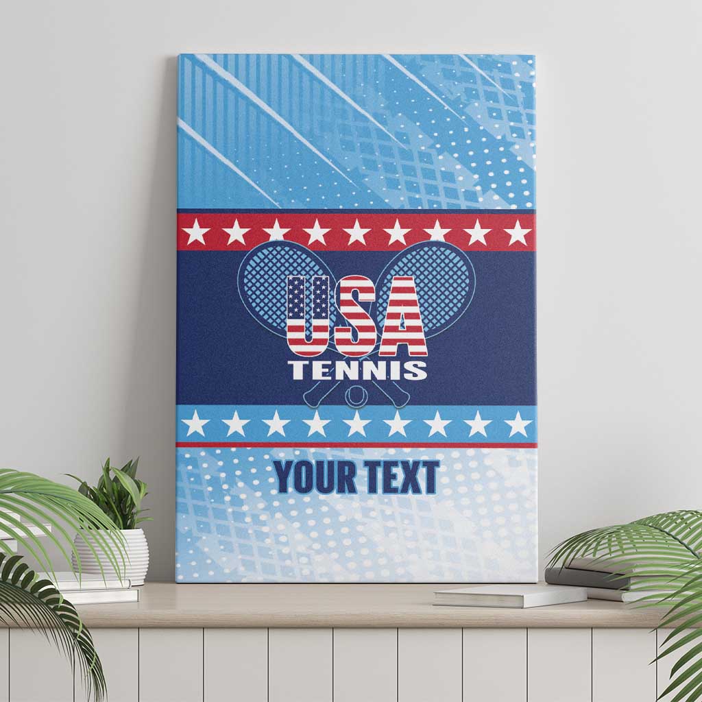 Custom United States Tennis Canvas Wall Art 2025 Go USA - Wonder Print Shop