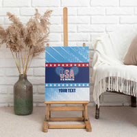 Custom United States Tennis Canvas Wall Art 2025 Go USA - Wonder Print Shop