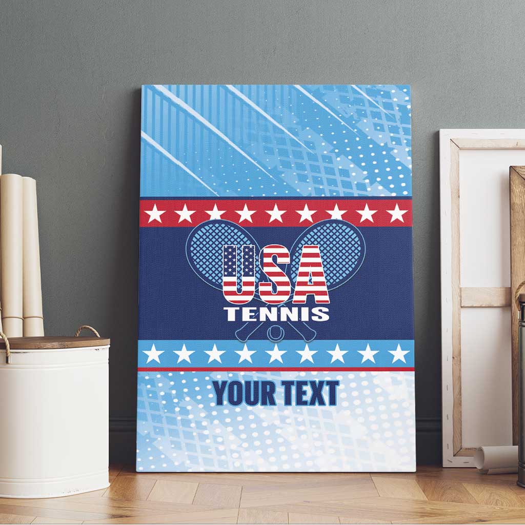 Custom United States Tennis Canvas Wall Art 2025 Go USA - Wonder Print Shop